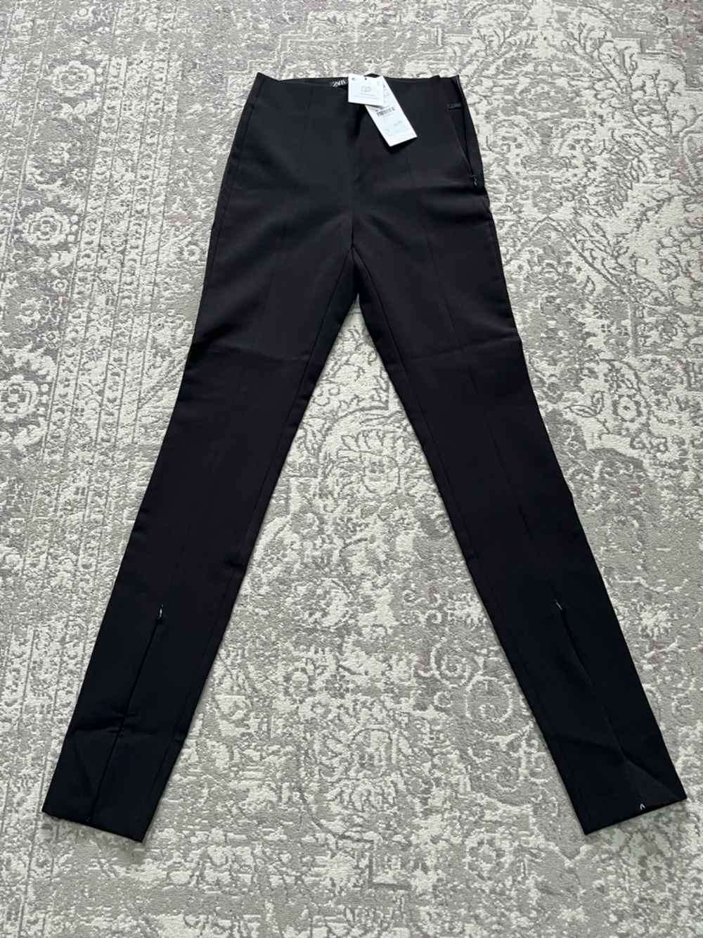 Zara Black Slim Tailored Pants
